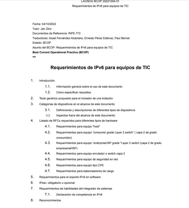 Imagen de carrusel - Requerimientos de IPv6 para equipos de TIC,Ing. Azael Fernández Alcántara, Ernesto Pérez Estévez , Ariel Weher